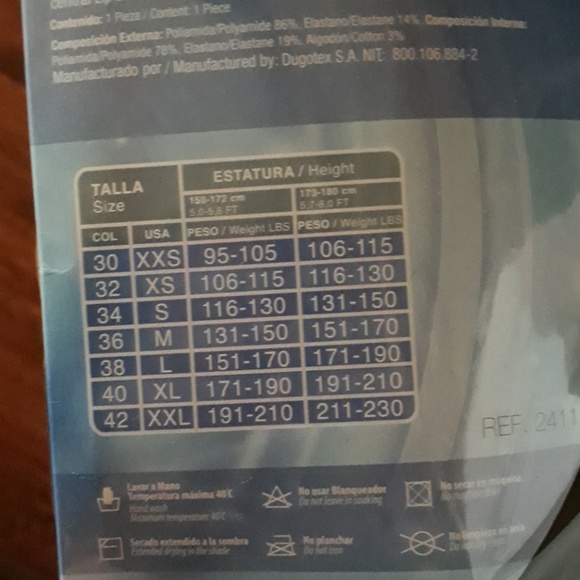 Diane poitier faja girdle control suit - Picture 3 of 3